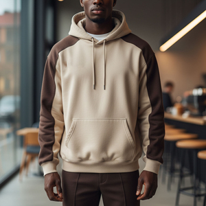 Sweat-shirt pour homme surdimensionné, coupe courte, saison d'automne, polyester/coton, tricoté, broderie 3D, haute qualité, coupe ample, streetwear personnalisé - Product Image 6