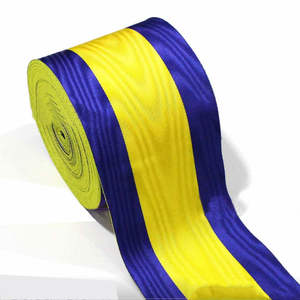 ริบบิ้นตกแต่งเหรียญรางวัลคุณภาพสูง ขายส่ง ลายมัวร์ สีพิธีการ บริการ OEM - Product Image 2