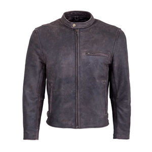 Veste de moto élégante approuvée CE pour hommes, vêtements de sport en cuir coupe-vent et imperméables pour les sports d'équitation en plein air - Product Image 1