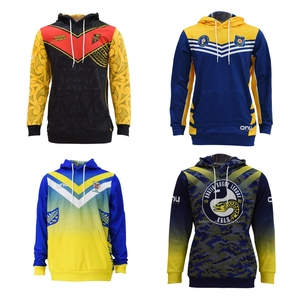 Sudaderas con capucha aborígenes indígenas personalizables para jóvenes, ropa de invierno Polinesia, sublimación de poliéster/algodón para hombre - Product Image 5