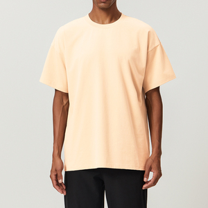 High Quality Loose 230gm 100% Cotton <b>Tshirts</b> Oversized Custom Logo Plain Mens T Shirt - Product Image 2