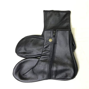 Chaussettes en cuir unisexes de couleur unie personnalisées avec fermeture éclair, couleur marron, haute qualité, printemps, décontractées, pour l'équitation - Product Image 3