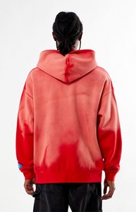 เสื้อฮู้ดผ้าฝุ่นแอซิดพร้อมโลโก้ออกแบบได้ตามต้องการ - Product Image 2