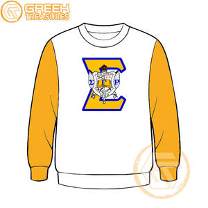 Sudadera de lana de algodón Sigma Gamma Rho personalizada de alta calidad, Jersey bordado, chaqueta para mujer, ropa griega, estilo de hermandad - Product Image 1
