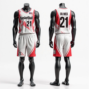 Uniformes de baloncesto hechos a medida, ropa deportiva sublimada RTS para hombre, camisetas de baloncesto de alta calidad transpirables de secado rápido - Product Image 4