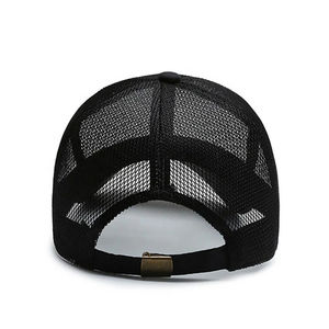 Gorra Trucker Vintage de Algodón Lavado con Malla, Gorra de Béisbol Estilo Retro con Cierre Ajustable para Adultos - Product Image 3