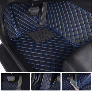 Tappetino auto per Toyota per RAV4 XA50 2019-presente con accessori interni antiscivolo prima fila 2 sedili nero blu - Product Image 4
