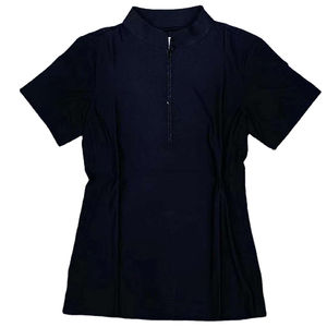 Haute qualité cavalier équestre dames fermeture éclair cheval manches longues hauts d'équitation Base d'équitation course spectacle maille chemise séchage rapide - Product Image 4