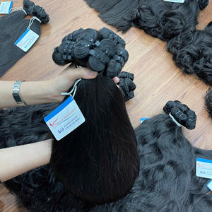 100% extensions de cheveux humains trame droite super naturelle couleur noire extensions de cheveux non transformés - Product Image 5