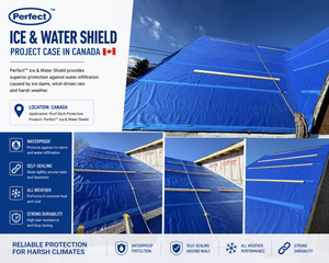 Membrane d'étanchéité autocollante pour toiture, protection contre l'eau et la neige, barrière anti-fuite, sous-couche pour la protection des toitures - Product Image 5