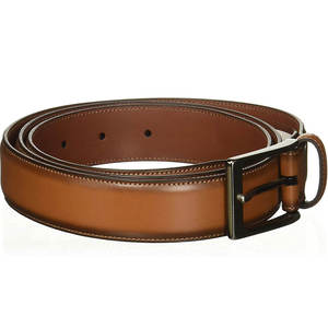 Cinturón de Cuero Simple y Resistente para Hombre, Perfecto para Combinar con Jeans, Pantalones de Vestir y Uniformes, Ajuste Cómodo para Todo el Día - Product Image 5