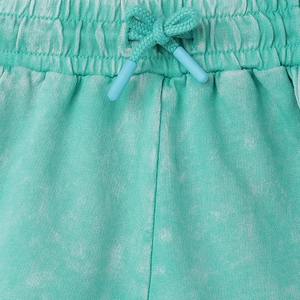 Short vintage en coton délavé à l'acide Short de survêtement d'été décontracté à imprimé personnalisé pour hommes - Product Image 4