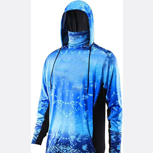 Sublimation personnalisée Upf 50 + Performance chemises de pêche à séchage rapide à manches longues respirant vêtements de protection solaire grande taille pour hommes - Product Image 4