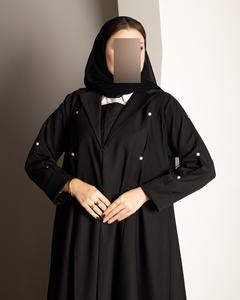 Vente en gros Abaya en satin de luxe personnalisée pour femmes Robe musulmane traditionnelle de Dubaï de haute qualité avec manches à volants Taille libre Soie - Product Image 2