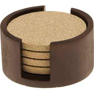 Star Crafts India Handcrafted Acacia Wood Square Cup <b>Coasters</b> <b>Set</b> for Home <b>and</b> Office Decorative Mats & Pads - Product Image 5