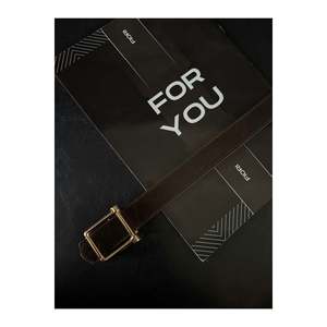 Square <b>Buckle</b> Women's <b>Belt</b>, Trouser <b>Belt</b>, Jacket <b>Belt</b>, Dress <b>Belt</b> - Brown - Product Image 4