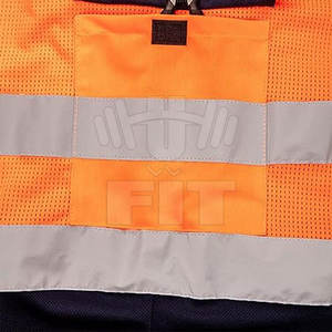 Pantalones cortos de trabajo para hombre de secado rápido de alta calidad 100% poliéster a prueba de fuego patrón sólido estilo de calle alta - Product Image 4