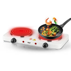 Thép không gỉ đôi tấm nóng 2000W với 5 cấp độ điều chỉnh kiểm soát nhiệt độ - Product Image 1