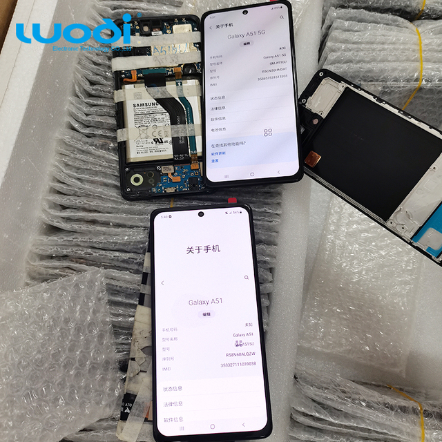 For Samsung A10 A11 A12 A13 A21S A23 A32 A50 A51 A70 A71 LCD Touch Screen Display Original Mobile Phone LCDs Wholesale Tested