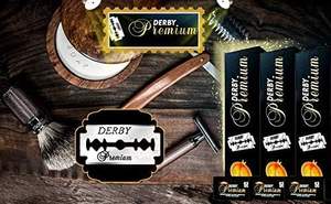 Cuchillas de Repuesto para Maquinilla de Afeitar de Doble Filo Derby Premium |   Cuchillas de Afeitar de Acero Inoxidable |   Paquete a Granel de 100 Piezas para Venta al por Mayor y Suministros de Barbería - Product Image 2