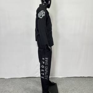 Couleur unie BJJ Kimono Vente en gros Personnalisé Hommes Karaté Arts Martiaux Porter Noir BJJ Costumes et Jiu Jitsu Uniformes - Product Image 4