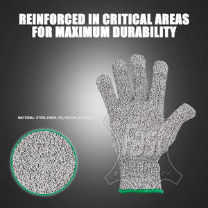 Gants anti-coupures pour la construction, la sécurité en génie civil, gants résistants aux coupures pour la fabrication automobile - Product Image 6