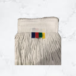 Mopa de Algodón Totalmente Blanqueada, de Madera, Ecológica, Duradera, de Alta Calidad, con Bandeja de Acero Inoxidable, Autolimpiante, Durabilidad de Más de 20 000 Usos, 10-20s - Product Image 2