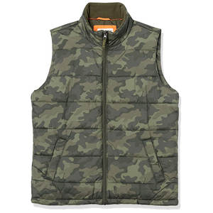 Chaleco Acolchado de Tela de Burbujas de Bajo Precio, Sin Mangas, para Invierno, Talla Grande, Impermeable y Cortavientos para Hombre, OEM - Product Image 1