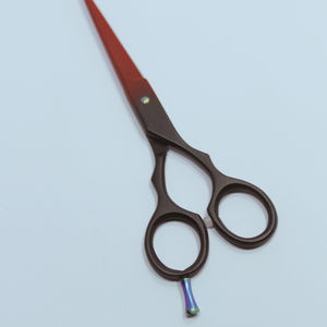 Ciseaux de coiffeur taille personnalisée qualité professionnelle couleur unie manche en céramique nouveauté outil de beauté en acier inoxydable - Product Image 4
