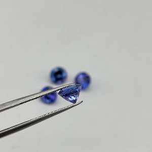 พลอย tanzanite เจียระไนทรงกลมขนาด7.5มม. สำหรับทำด้วยมือหินวันเกิด - Product Image 2