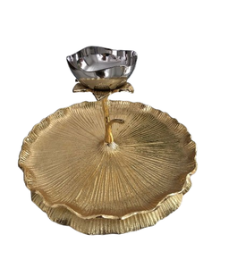 Assiette de service en acier inoxydable avec soucoupes d'assaisonnement pour restaurant de fête et hôtel - Product Image 6