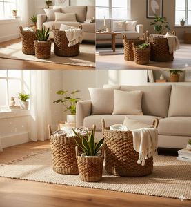 งานฝีมือจากเปลือกต้นกล้วย หญ้าทะเล และหวาย ยี่ห้อ CYHLYA - Product Image 6