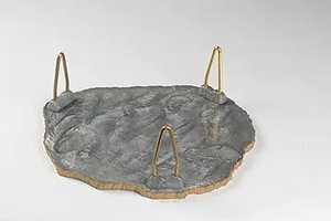 Molde Moderno para Soporte de Pastel de Resina para Manualidades de Resina, Incluye Posavasos y Cuchillo - Patrón Horizontal - Product Image 2