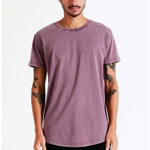 Fabricantes al por mayor de ropa suelta 100 algodón camiseta de gran tamaño de manga corta lavado ácido camisetas con DTG personalizado - Product Image 4