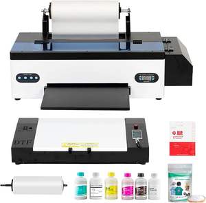 Impresora A3 DTF con juego de paquete de horno L1800 Máquina impresora de transferencia directa a película con sistema avanzado de circulación de tinta blanca - Product Image 1