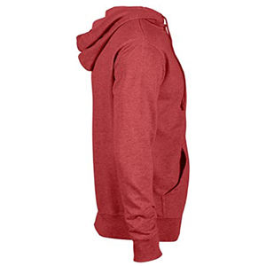 เสื้อสเวตเตอร์มีฮู้ดผ้าคอตตอนผ้าฟลีซเนื้อหนาระบายอากาศได้ดีวางไหล่ - Product Image 3