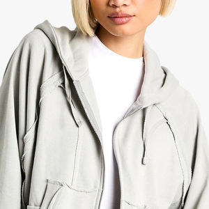 เสื้อฮู้ดซิปแขนยาว เนื้อผ้านุ่ม สวมใส่สบาย ราคาประหยัด สำหรับฤดูหนาว แฟชั่นทันสมัย เหมาะสำหรับใส่ลำลองกลางแจ้ง ดีไซน์ทันสมัย สำหรับผู้หญิง ปี 2026 - Product Image 2