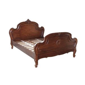 Cama Queen Anne Style de madera tallada - Product Image 2