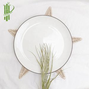 <b>INTERIOR</b> <b>ACCESSORIES</b> Star Shape coaster Rattan Natural 100% Boho Placemats Woven Wholesale Vietnam Decor Unique Products to Sell - Product Image 2