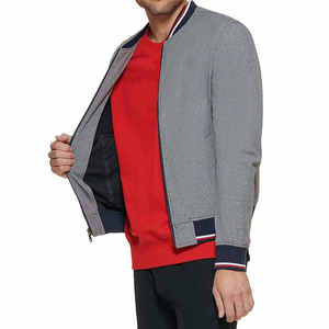 แจ็กเก็ตทีมตัวแทนแบบเรียบของผู้ชายเสื้อแจ็กเก็ตแบบลำลองใส่ได้พอดีตัวโลโก้ออกแบบได้ตามต้องการ - Product Image 3