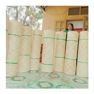 Malla de Bambú, Lámina de Bambú, Color Natural, Malla de Caña de Bambú para Muebles Personalizados, Mesas de Consola y Diseñadores de Interiores, Vietnam - Product Image 1