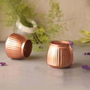 Best Selling Designer Pot Shape Metal Jar Candle in Affordable Price From Indian Exporter - Product Image 4