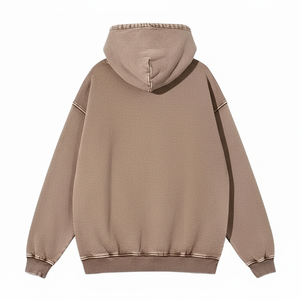 เสื้อฮู้ดดี้ผ้าฝ้ายถักคุณภาพสูง 300gsm ทรงปกติ เป็นมิตรกับสิ่งแวดล้อม ระบายอากาศได้ดี สกรีนโลโก้ด้านหน้าได้ตามต้องการ ใส่ได้ทั้งชายและหญิง สำหรับฤดูใบไม้ร่วง - Product Image 2