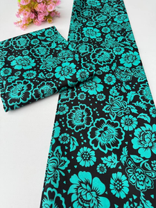 African Wax Print and Ankara Cotton Cambric Fabric Vibrant Multicolor Durable Stylish Material for <b>Clothing</b> Crafts Dakar - Product Image 1