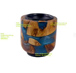 Eco Friendly Handmade Arabian Oudh and Sandalwood Incense Holder ArtisanVibe Aromatherapy Decor Gift Item - Product Image 3