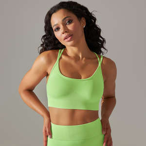 Unique 2024 femmes Yoga ensemble 2 pièces sport mode taille élastique Fitness personnalisé deux tons Yoga ensemble à vendre femmes Fitness Yoga ensemble - Product Image 6