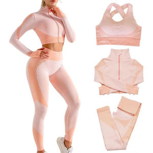 Ensembles de gymnastique personnalisés pour femmes Survêtement de fitness à séchage rapide et respirant pour le yoga et la salle de gym Ajustement confortable-OEM/ODM Service - Product Image 2