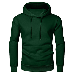 Sudadera con capucha de algodón pesado para hombre, ropa de calle con hombros caídos, jersey de gran tamaño, sudadera básica de algodón mezclado, ropa informal de moda - Product Image 1