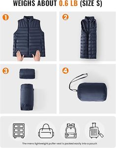 Venta Directa de Fábrica, Chaleco Acolchado con Cierre y Cuello en V, Personalizable, Transpirable, de Alta Calidad, para Hombre, Invierno, Casual - Product Image 2