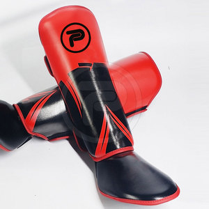 Espinilleras de boxeo de alto grado Piernas Espinilleras protectoras Boxeo Lucha Hombres Espinilleras - Product Image 1